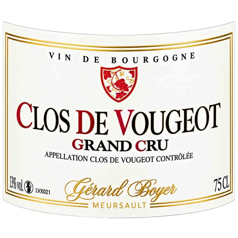 Un vin Grand Cru ? Découvrez me Clos de Vougeot de Bourgogne de Boyer