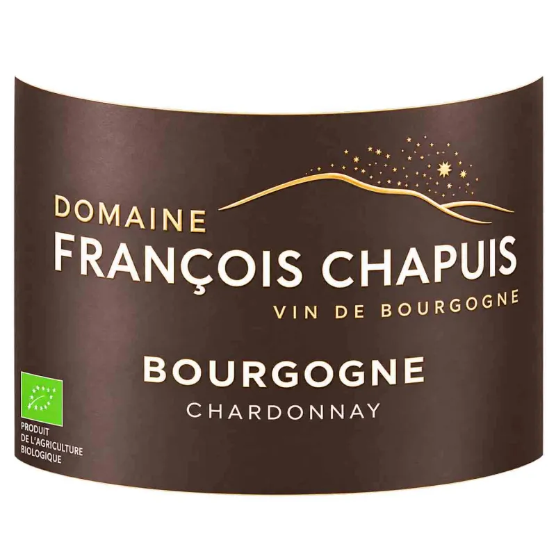 Bourgogne Chardonnay Bio -  François Chapuis – Élégant et Minéral