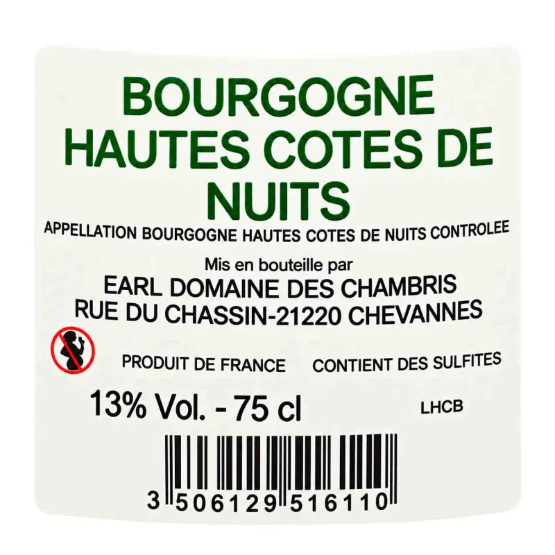 Vin blanc Hautes-Côtes de Nuits Laurent Vigneron – Chardonnay