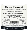 Petit Chablis Domaine Roland Lavantureux à prix mini