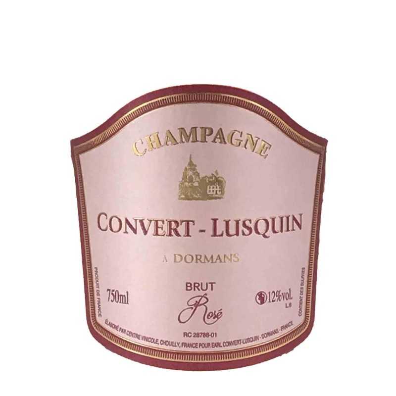 Champagne Brut Rosé- Domaine Convert Lusquin 75cl
