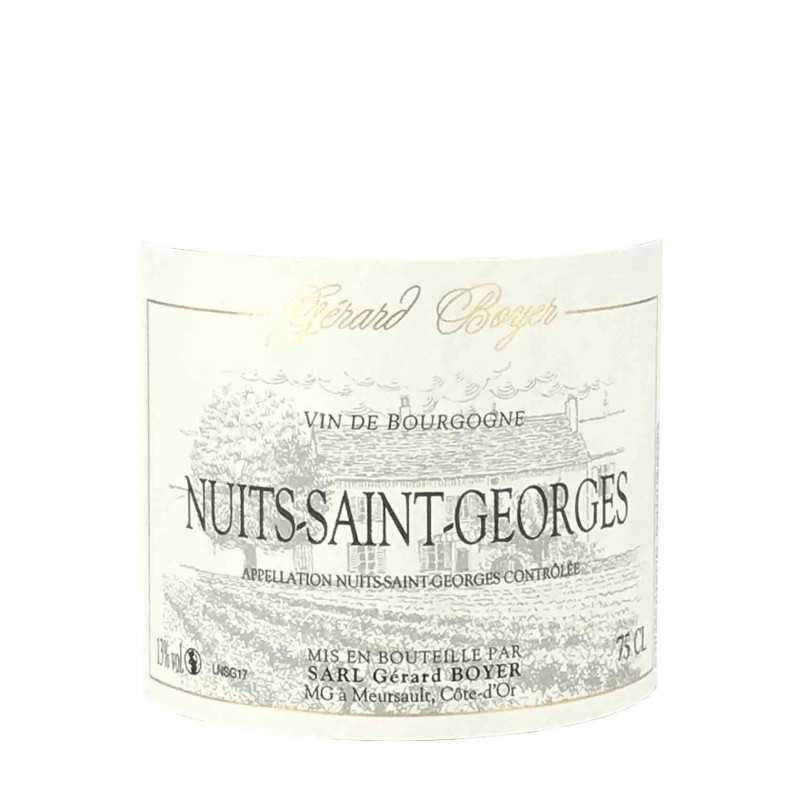 Vin Rouge Bourgogne Nuits Saint Georges Maison Boyer 75cl