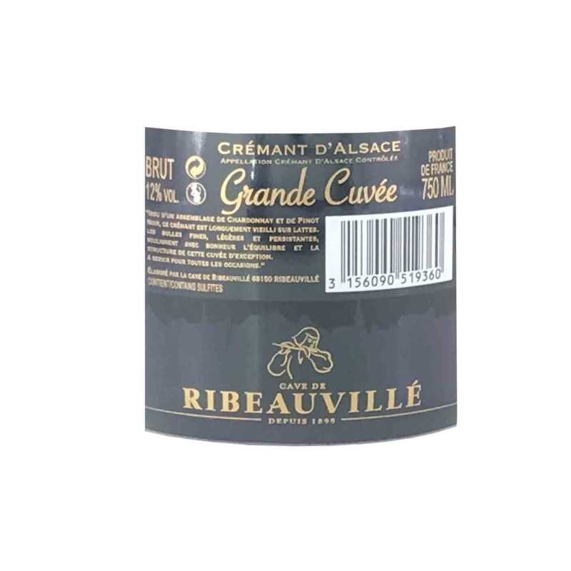 Crémant la Grande Cuvée- Cave Ribeauvillé 75cl