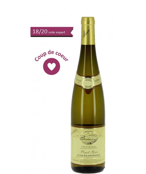  Vin blanc D'Alsace Pinot Gris - Cuvée Exceptionnelle 75cl