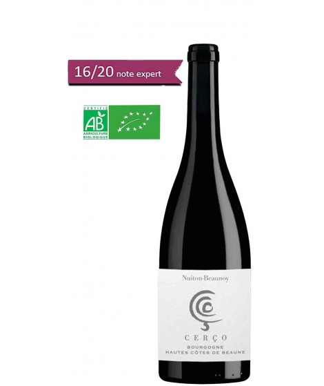 Vin rouge Bourgogne Hautes Côtes de Beaune Bio Cerço- Nuiton Beaunoy 75cl