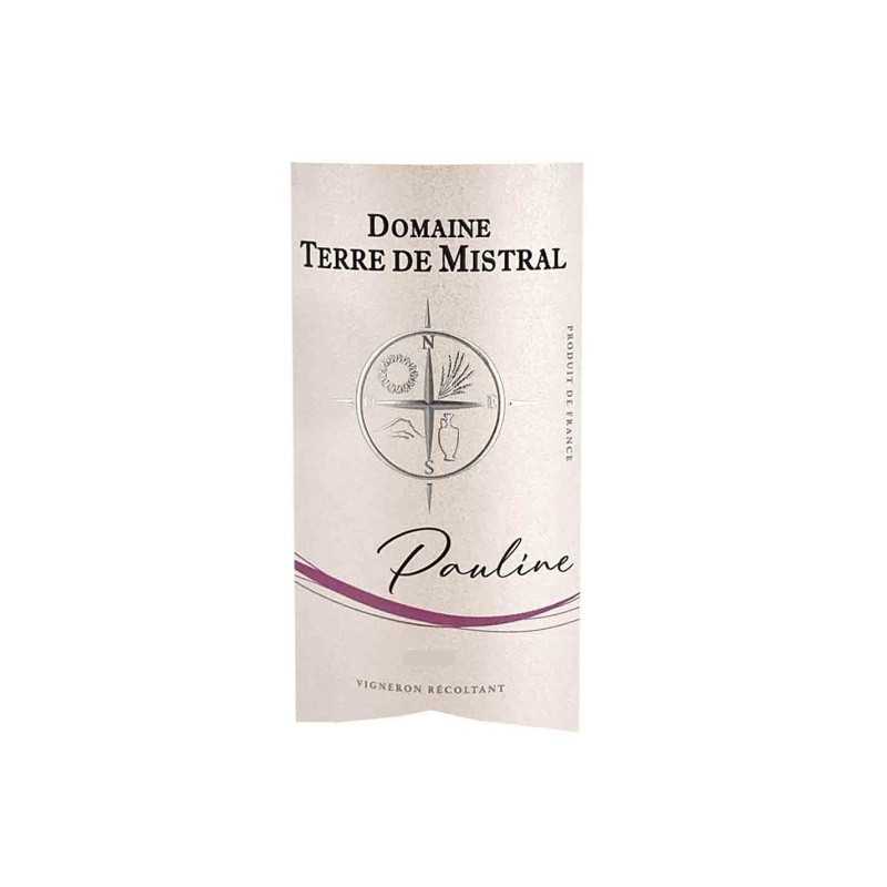 Vin rosé IGP Méditerranée- Cuvée Pauline - Domaine Terre de Mistral 75cl