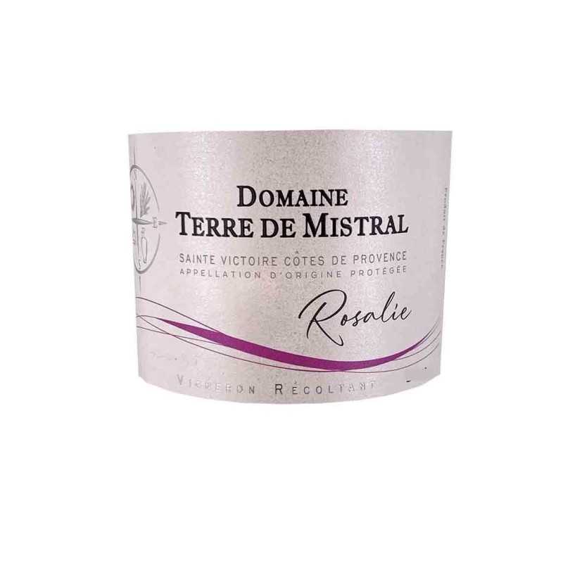 Vin rosé Côtes de Provence - Rosalie - Domaine Terre de Mistral 75cl