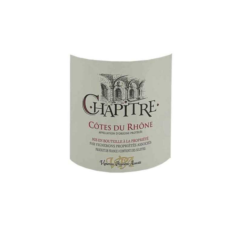 Vin Côtes-du-Rhône - Chapître 75cl
