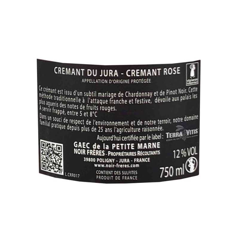 Crémant Rosé du Jura - Domaine Noir Frères 75cl