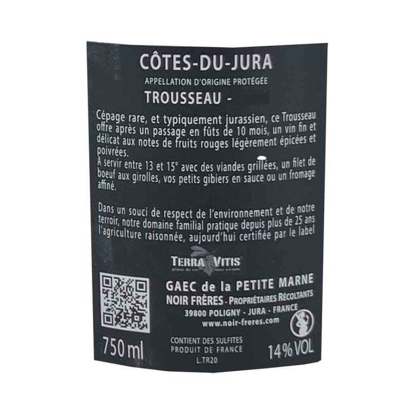 Côtes-du-Jura Trousseau - Domaine Noir Frères 75cl