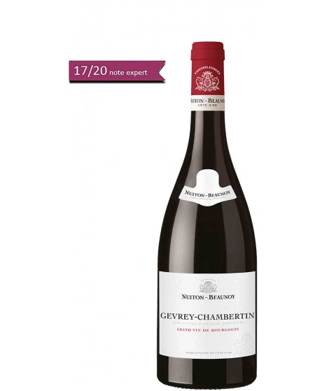 Vin Rouge Bourgogne Gevrey Chambertin - Nuiton Beaunoy 75cl