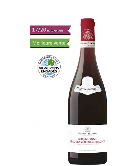 Vin Rouge Bourgogne Hautes Côtes de Beaune - Nuiton Beaunoy 75cl