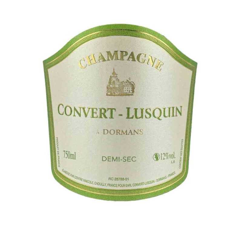 Champagne Demi  Sec - Domaine Convert Lusquin 75cl