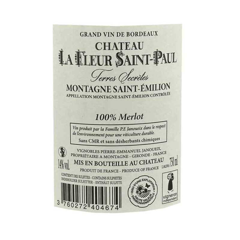 Montagne Saint Emilion Château La Fleur Saint-Paul 75cl