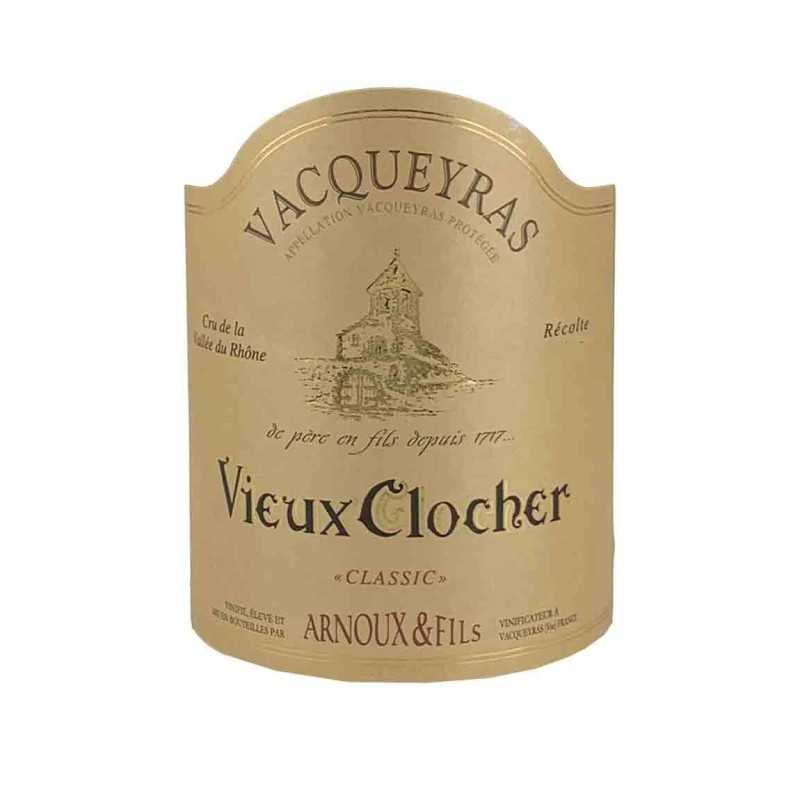 Vin Rouge Rhône -Vacqueyras - Vieux Clocher 75cl