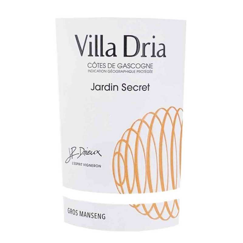 Vin Blanc Gasgogne-Jardin Secret Villa Dria 75cl
