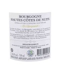 Vin blanc Bourgogne-Hautes Côtes de Nuits - La Quarpande-Nuiton Beaunoy 75cl