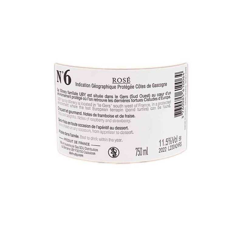 Vin rosé UBY n°6 - Rosé 75cl