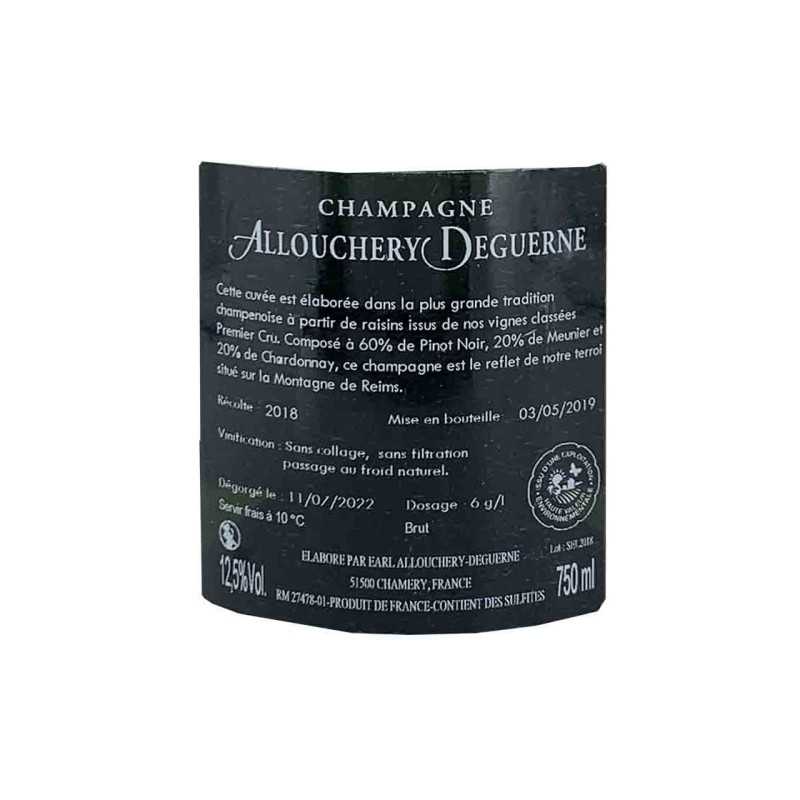 Champagne 1er Cru Sélection- Maison Allouchery-Deguerne 75cl