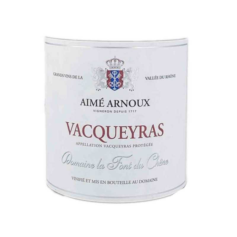Vin Rouge Rhône -Vacqueyras - Domaine La Font du CHêne-Aimé Arnoux 75cl