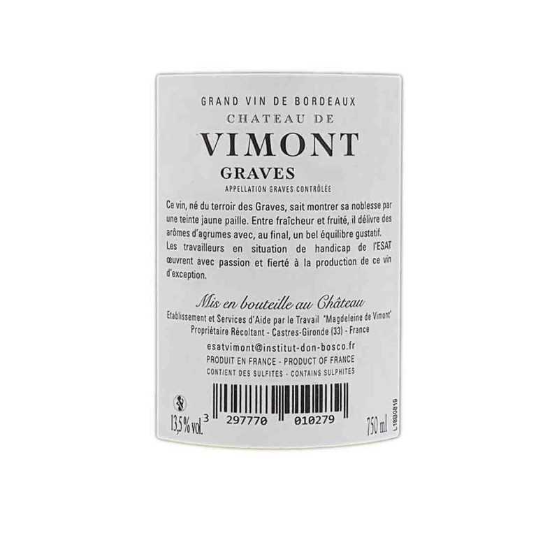 Graves Blanc - Château de Vimont 75cl