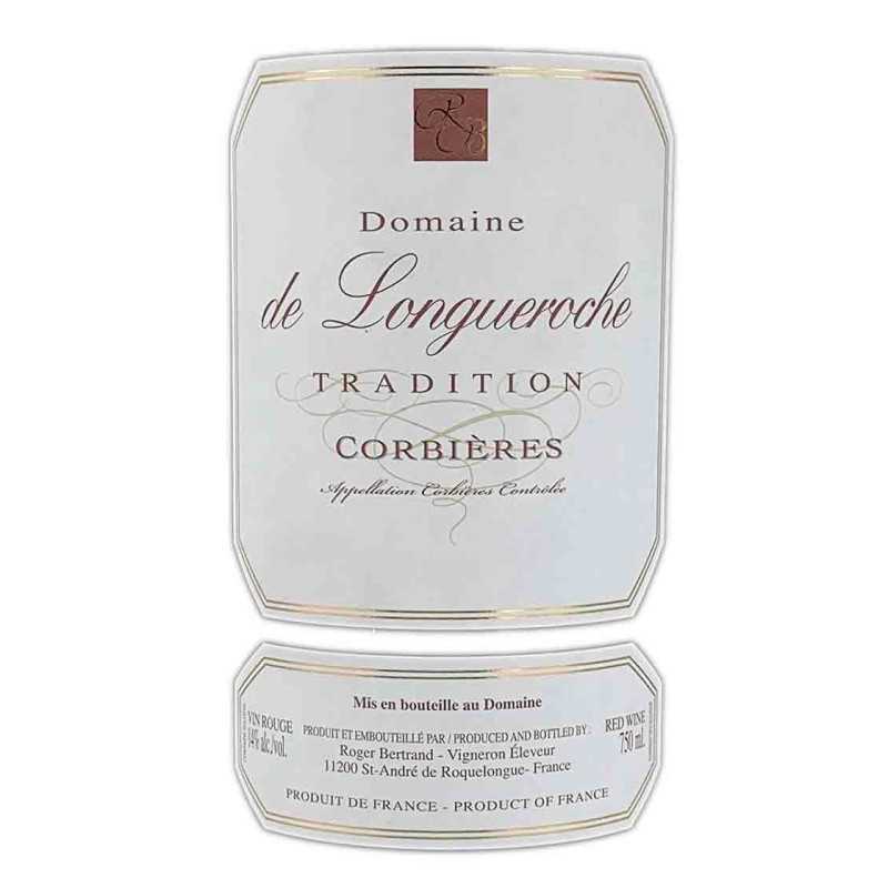 Vin rouge Corbières Cuvée Tradition - Domaine de Longueroche 75cl