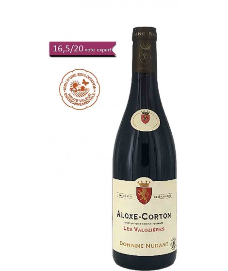 Vin rouge Bourgogne Aloxe-Corton Les Valozières - Domaine Nudant 75cl