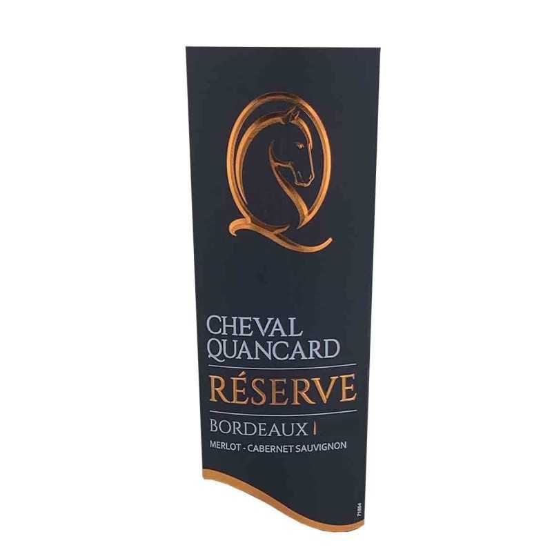 Magnum Bordeaux Réserve - Cheval Quancard-Caisse bois Black150cl