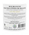 Vin Blanc Bourgogne Hautes Côtes de Beaune -Aux Meix Genêts -Nuiton Beaunoy 75cl