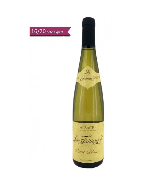  Vin blanc D'Alsace Pinot Blanc - Les Faîtières 75cl