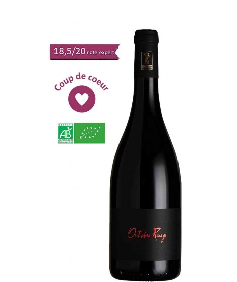 Vin rouge Octobre Rouge BIO -Château de Valcombe