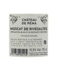 Vin blanc sucré Muscat de Rivesaltes - Château de Péna 75cl