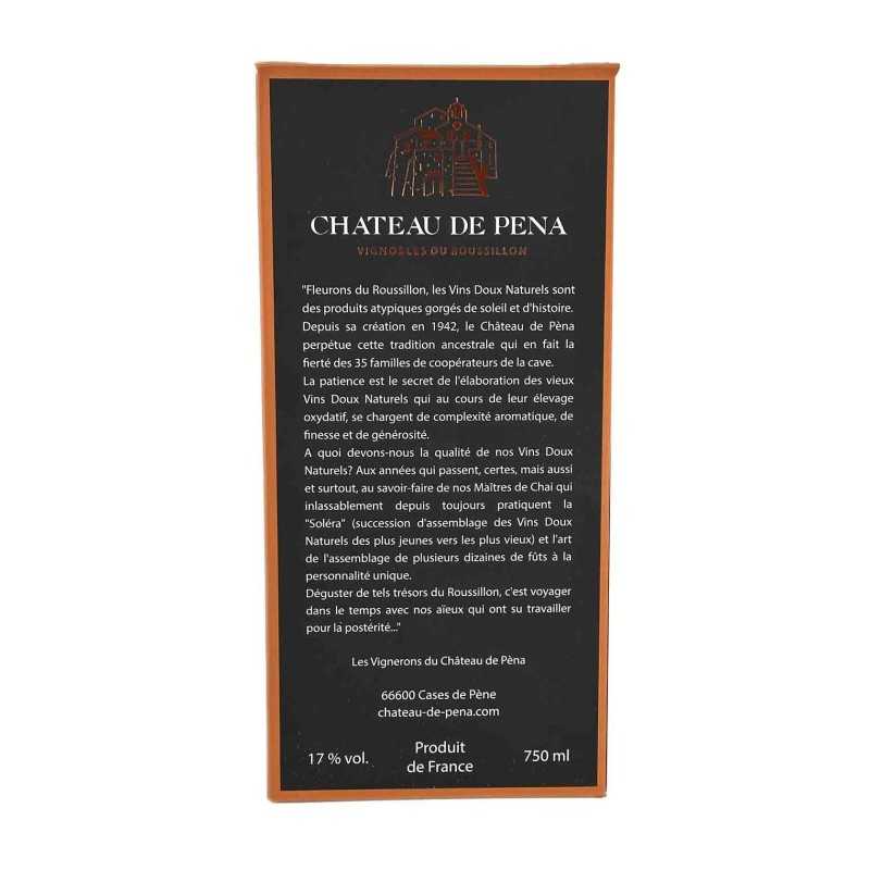 Rivesaltes Ambré- Hors d'Age- Château de Péna 75cl