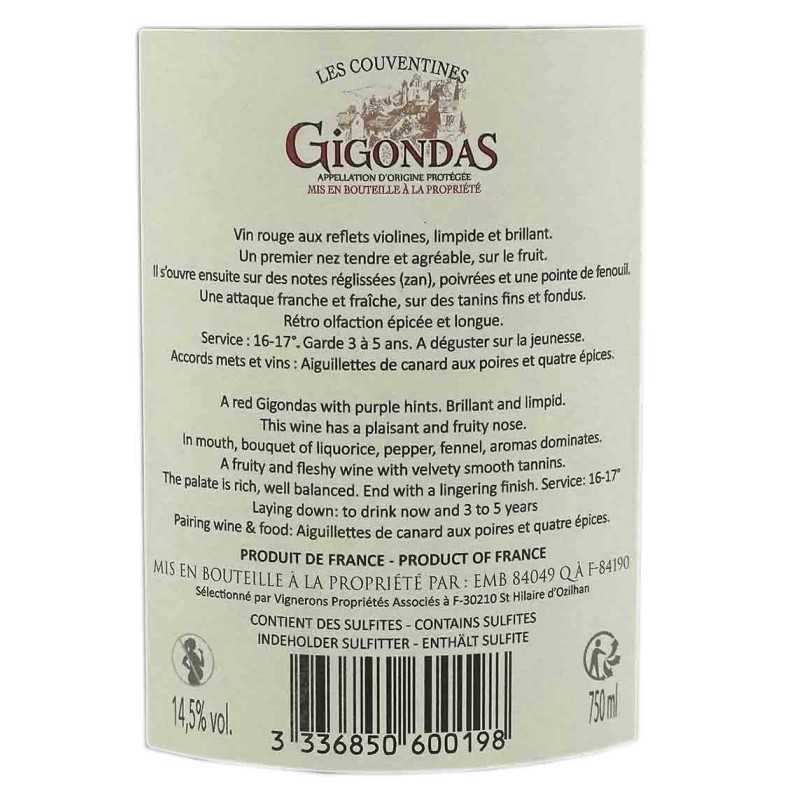 Gidondas- Les Couventines 75cl