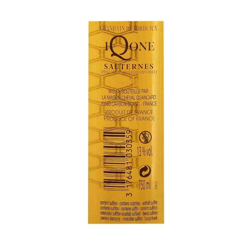 Vin Blanc Sauternes- Iqone - Cheval Quancard 75cl