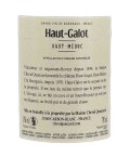 Vin Rouge Bordeaux Haut-Médoc - HAUT GALOT 75cl