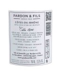 Vin rouge Côtes du Rhône- Cuvée 1820- Pardon & Fils 75cl