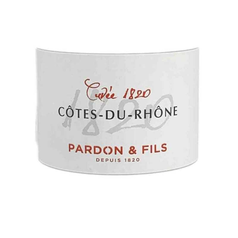 Vin rouge Côtes du Rhône- Cuvée 1820- Pardon & Fils 75cl