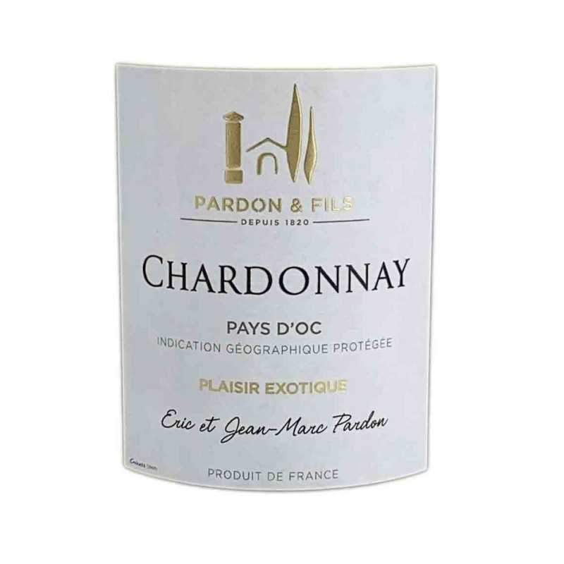 Vins de Pays d'Oc Chardonnay - Domaine Pardon & Fils 75cl