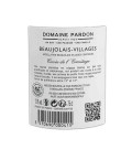 Vin rouge Beaujolais Villages - Domaine Pardon 75cl