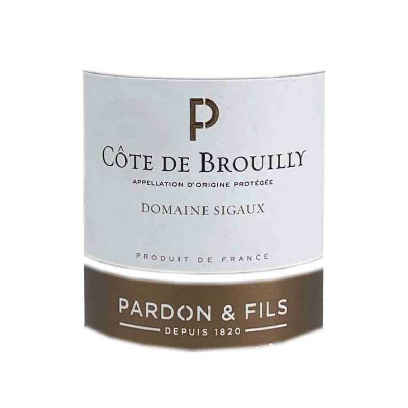 Vin rouge Beaujolais Côte de Brouilly - Domaine Signaux- Pardon et Fils 75cl