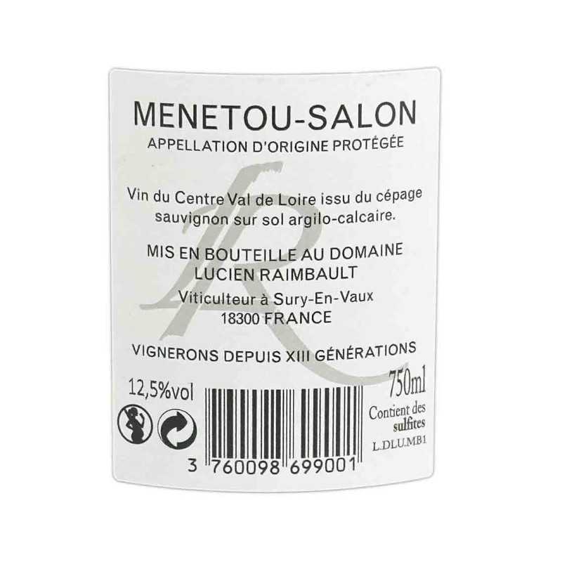 Vin Menetou-Salon blanc - Les Chamblins- Domaine Lucien Raimbault 75cl