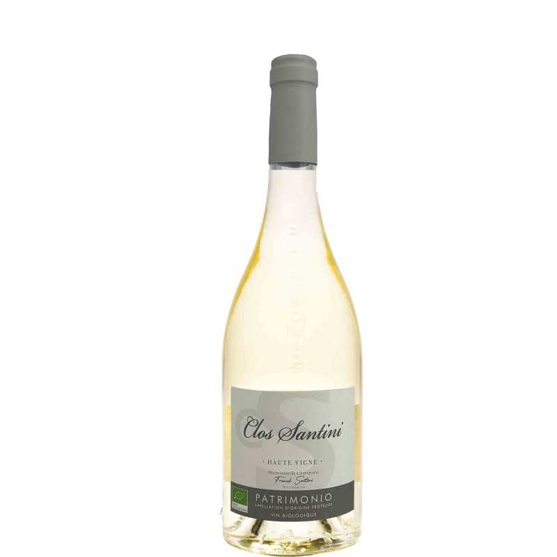 Vin Blanc Corse- AOP Patrimonio Blanc BIO- Haute Vigne - Clos Santini  75cl