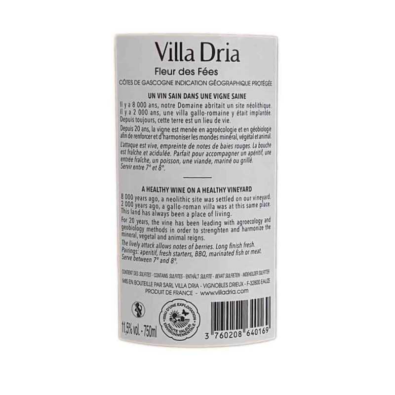 Vin rosé Gasgogne-Fleur des Fées - Villa Dria 75cl