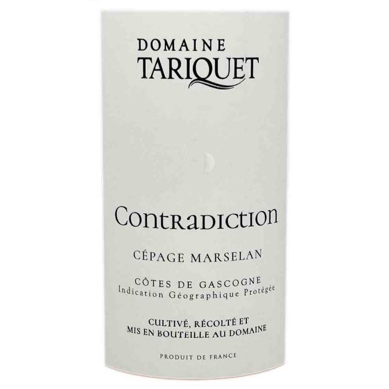 Vin rosé Côtes de Gascogne- Contradiction - Domaine Tariquet 75cl