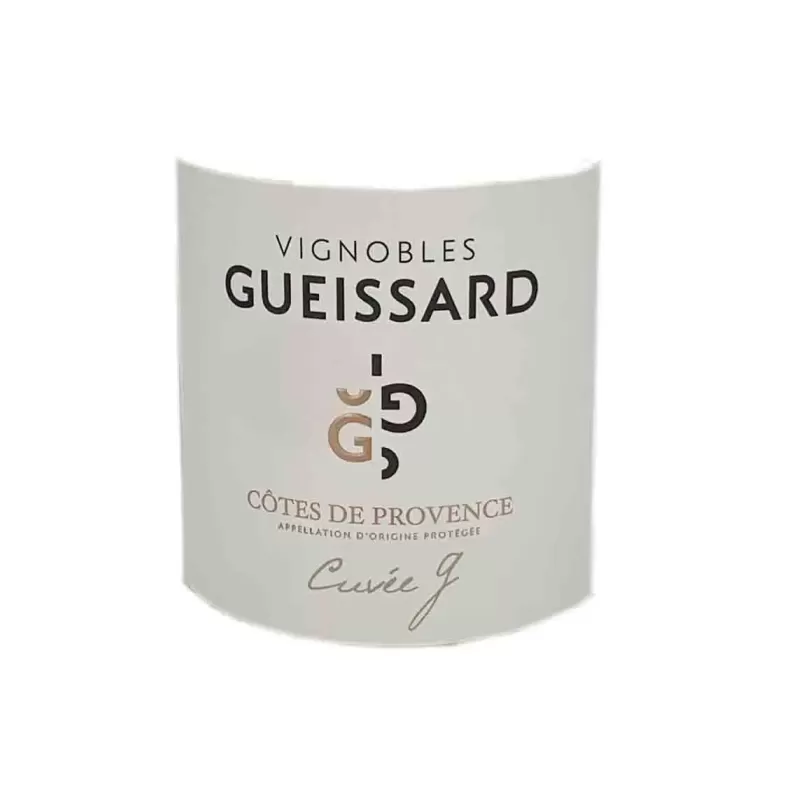 Côtes de Provence blanc des Vignobles Gueissard livré et à prix mini !
