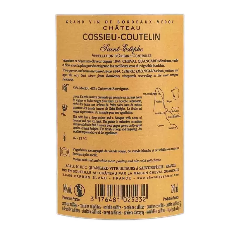 Découvrez ce superbe Saint-Estèphe au meilleur prix !