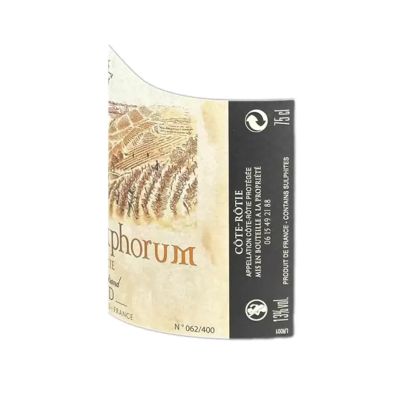 Une Côte Rôtie Spiritus Amphorum Bertrand David au meilleur prix.