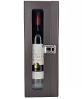 Coffret œnologique en cuir avec un vin de Bordeaux au  meilleur prix