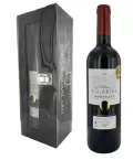 Coffret œnologique en cuir avec un vin de Bordeaux au  meilleur prix